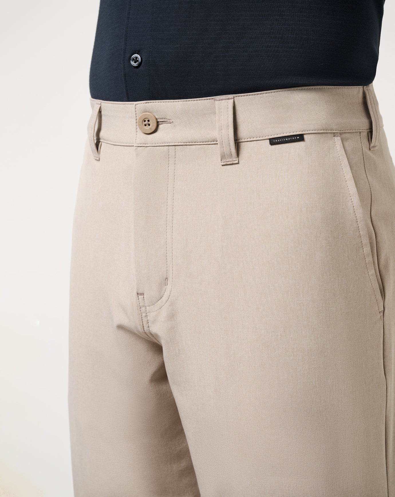 Heather Khaki Travis Mathew Beck 2.0 Short 10In
