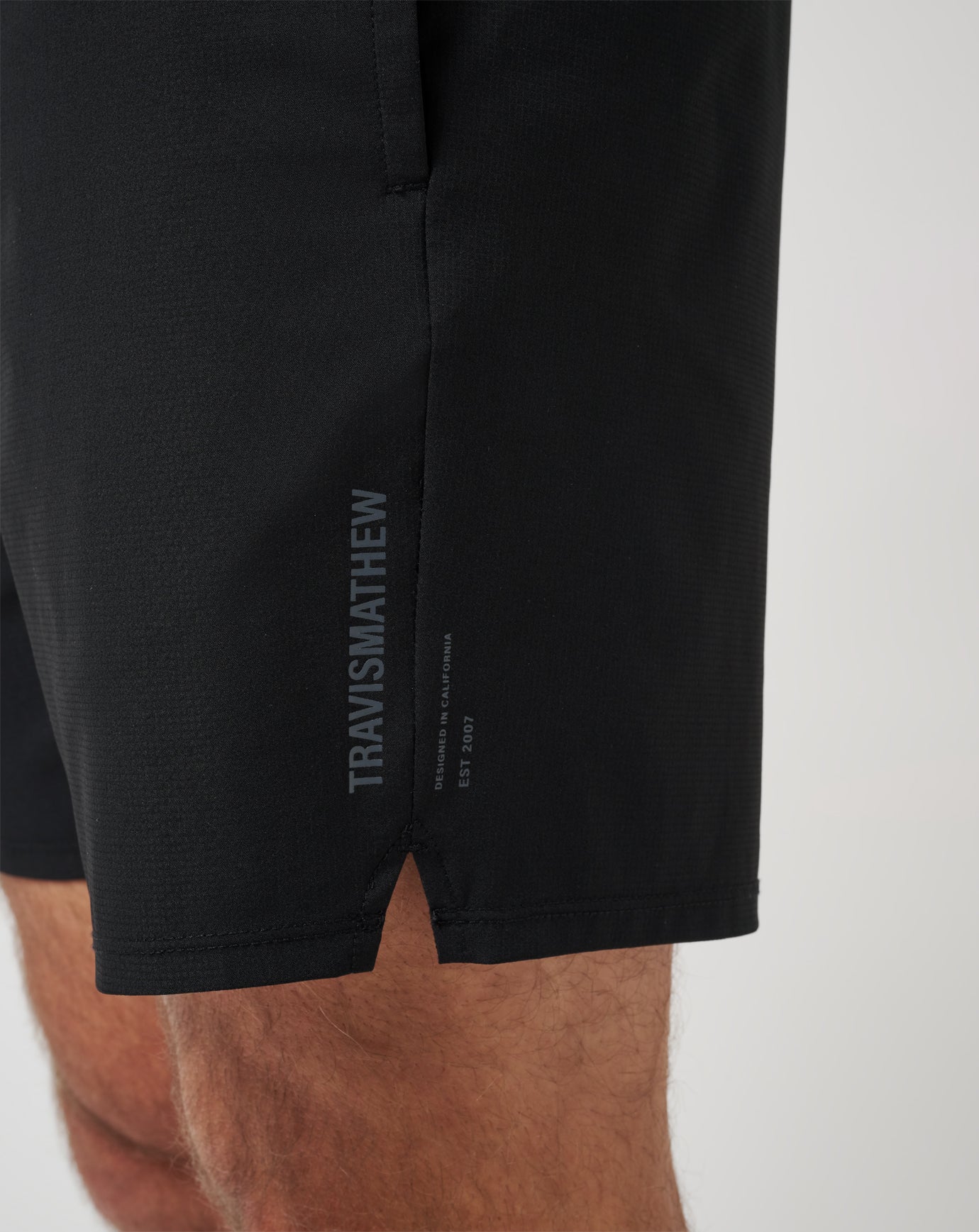 Black Travis Mathew Wanderlust E-Waist Short 7.5In