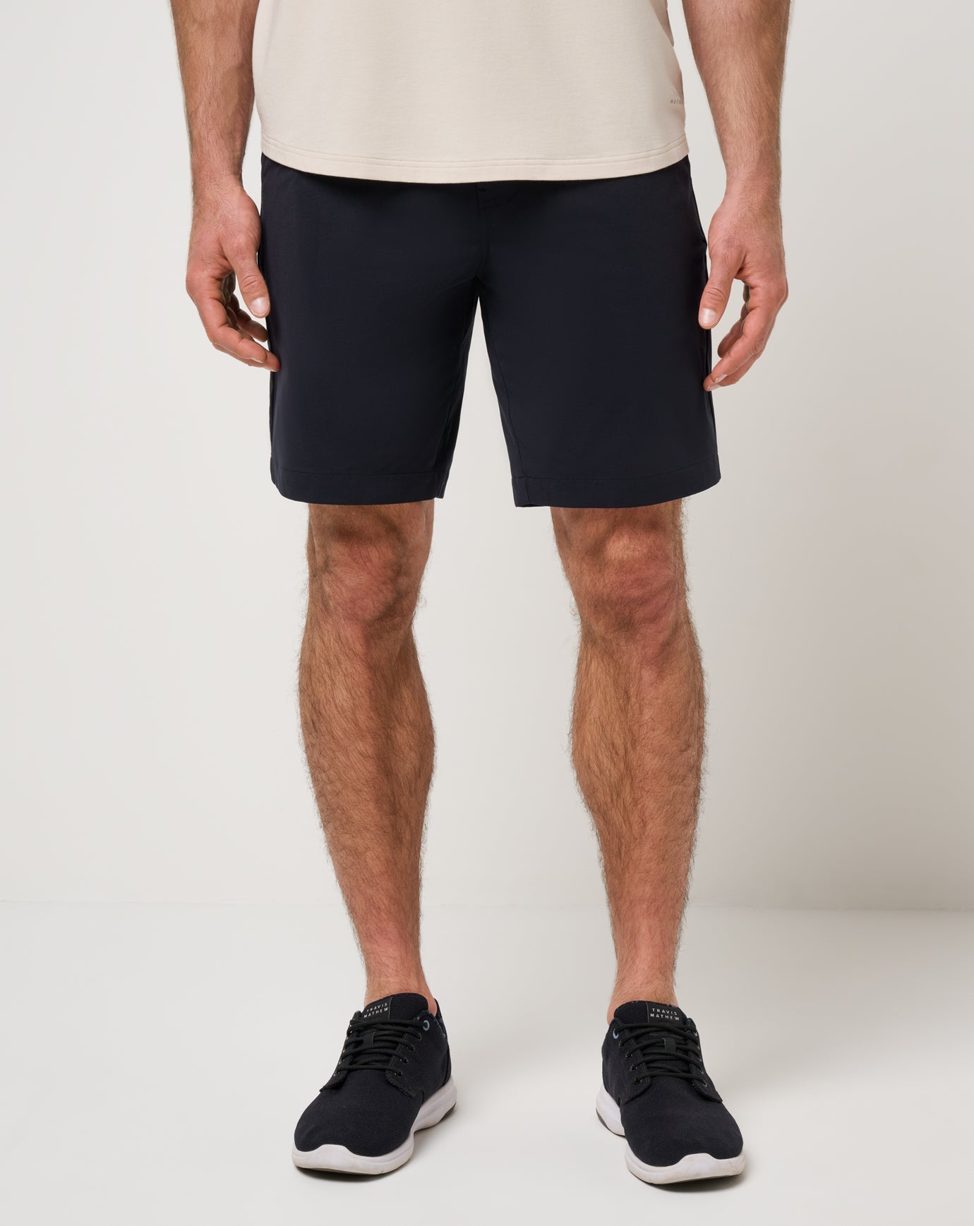 Black Travis Mathew Tech Knit Short 9In