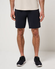 Black Travis Mathew Tech Knit Short 9In
