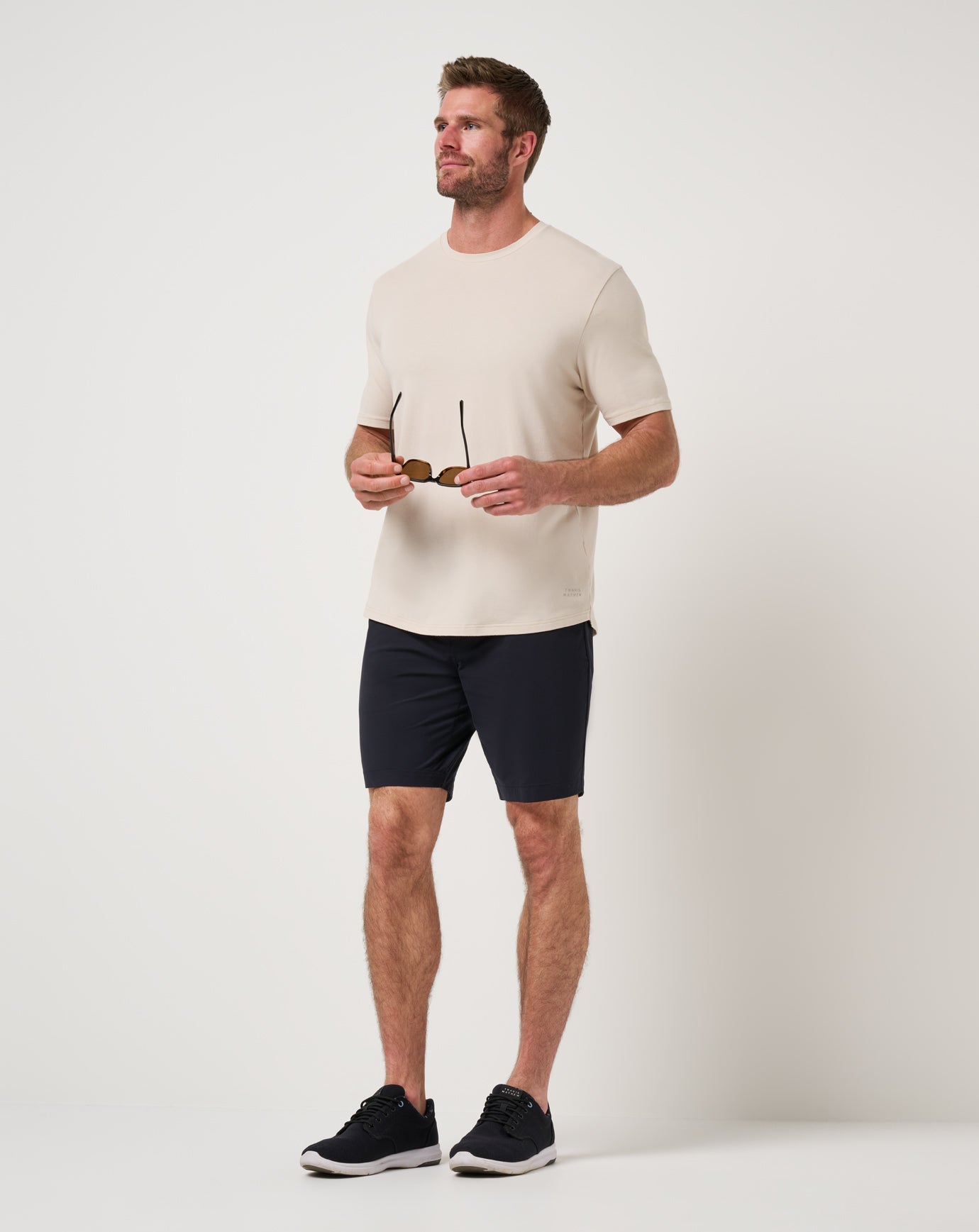 Black Travis Mathew Tech Knit Short 9In