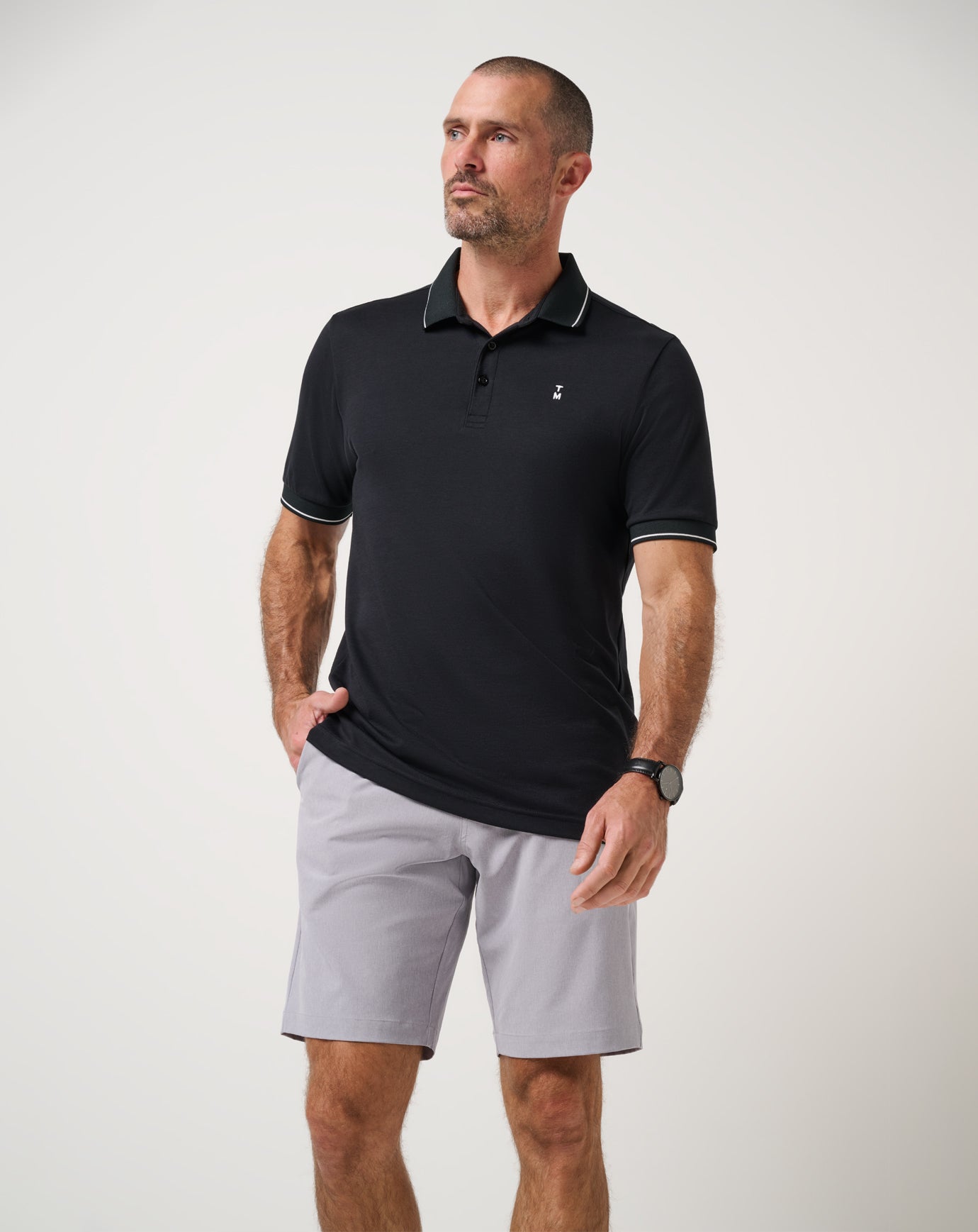 Heather Sleet Travis Mathew Beck 2.0 Short 10In