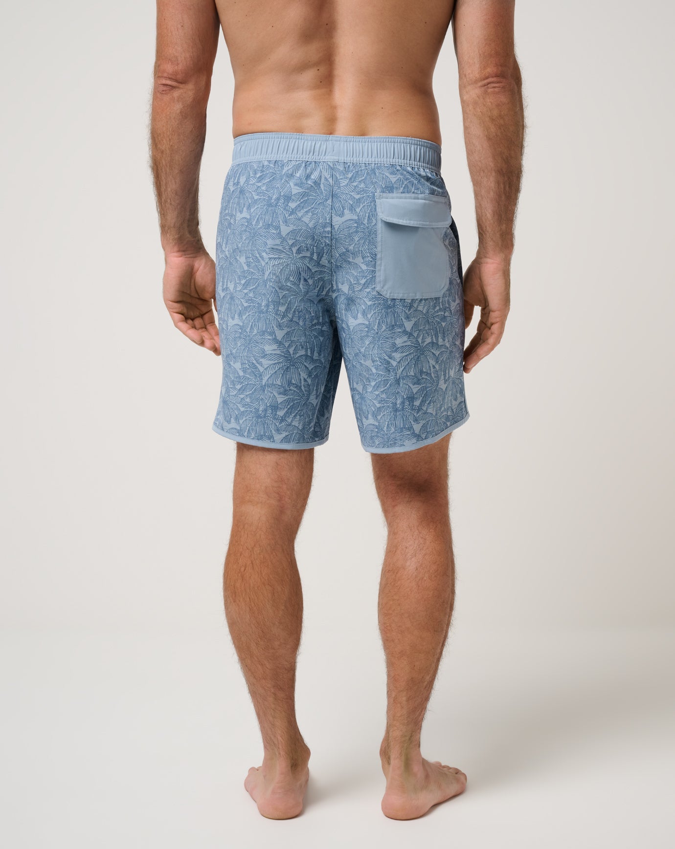 Ash Blue Travis Mathew Tidal Whisper Boardshort 18In