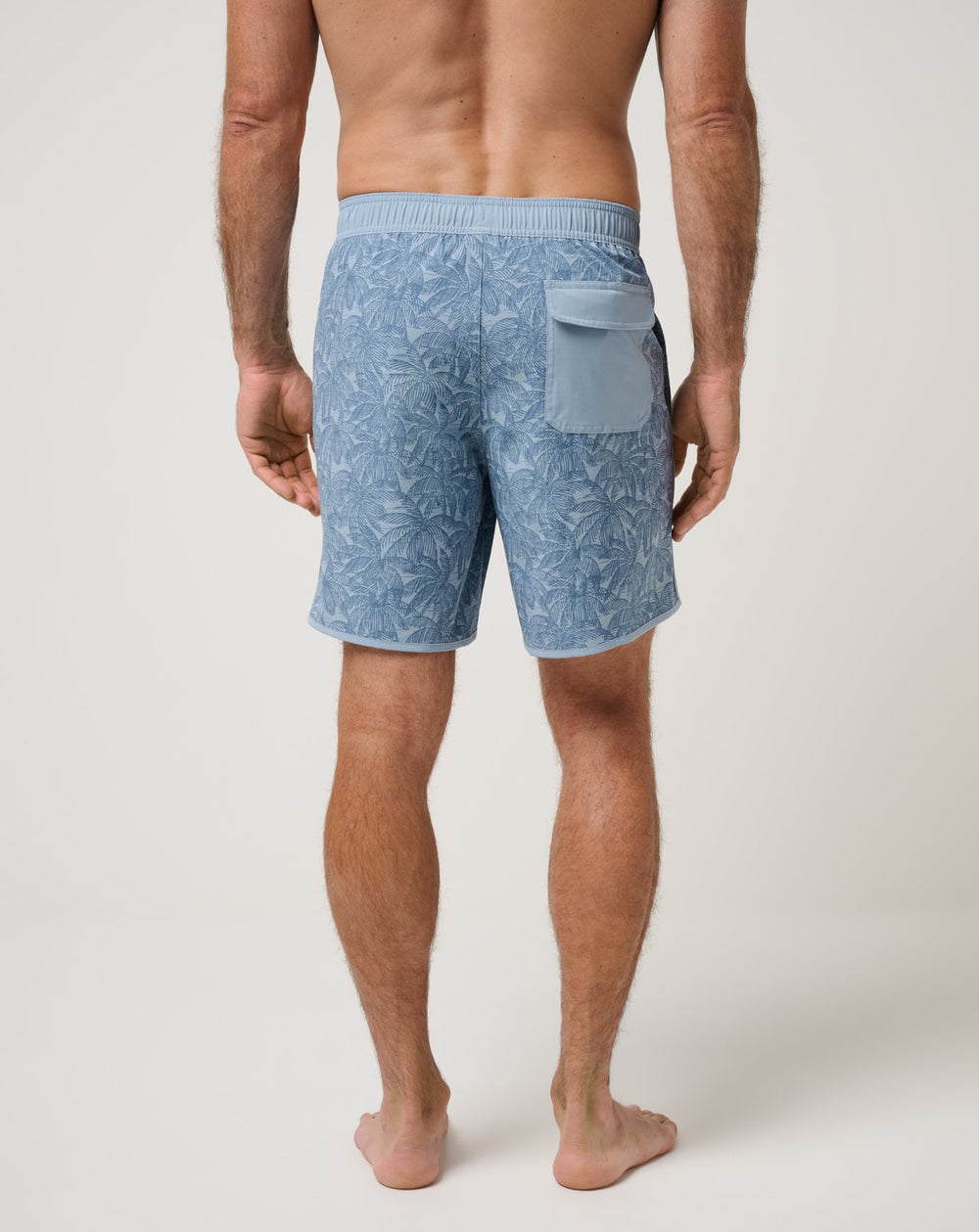Ash Blue Travis Mathew Tidal Whisper Boardshort 18In