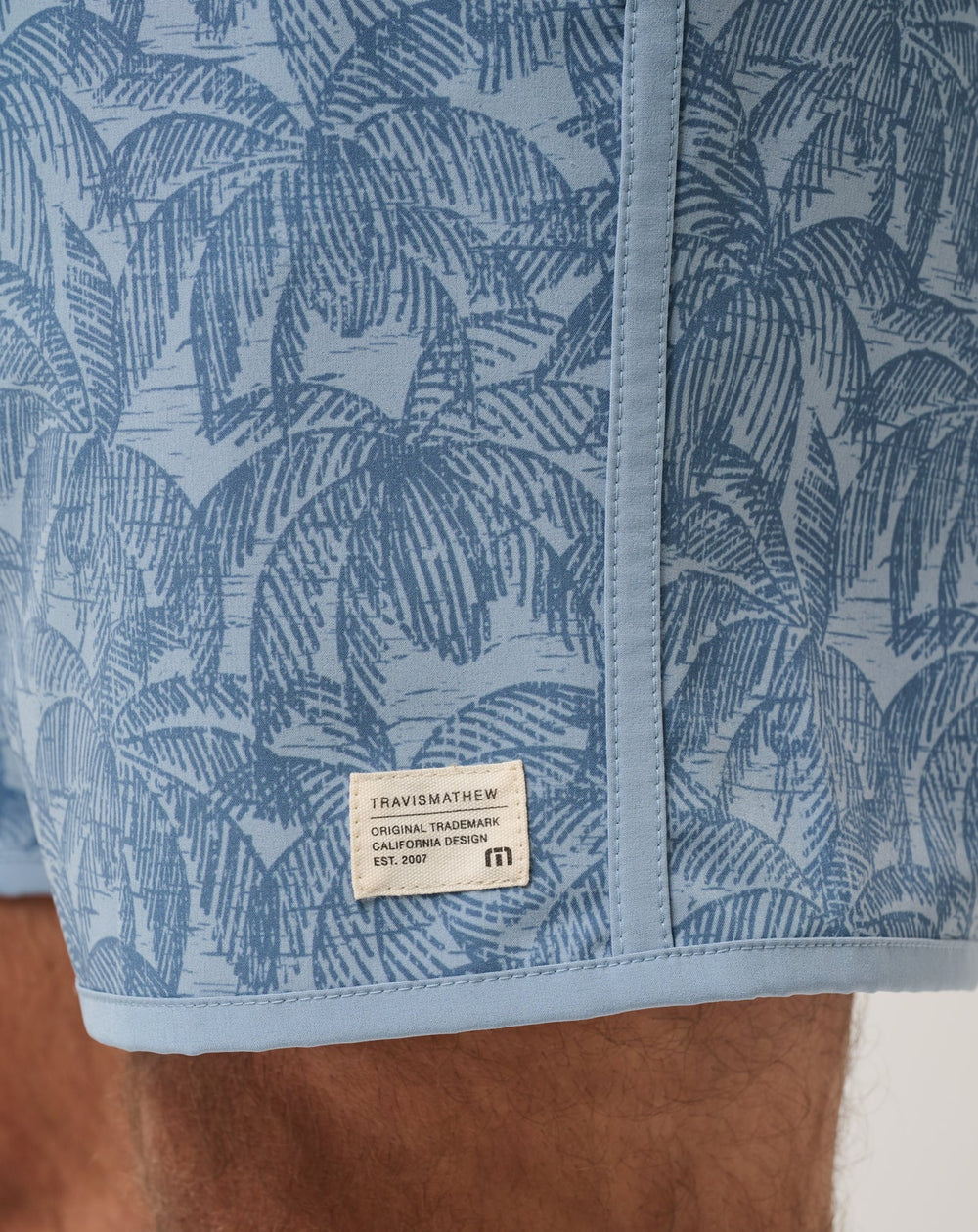 Ash Blue Travis Mathew Tidal Whisper Boardshort 18In