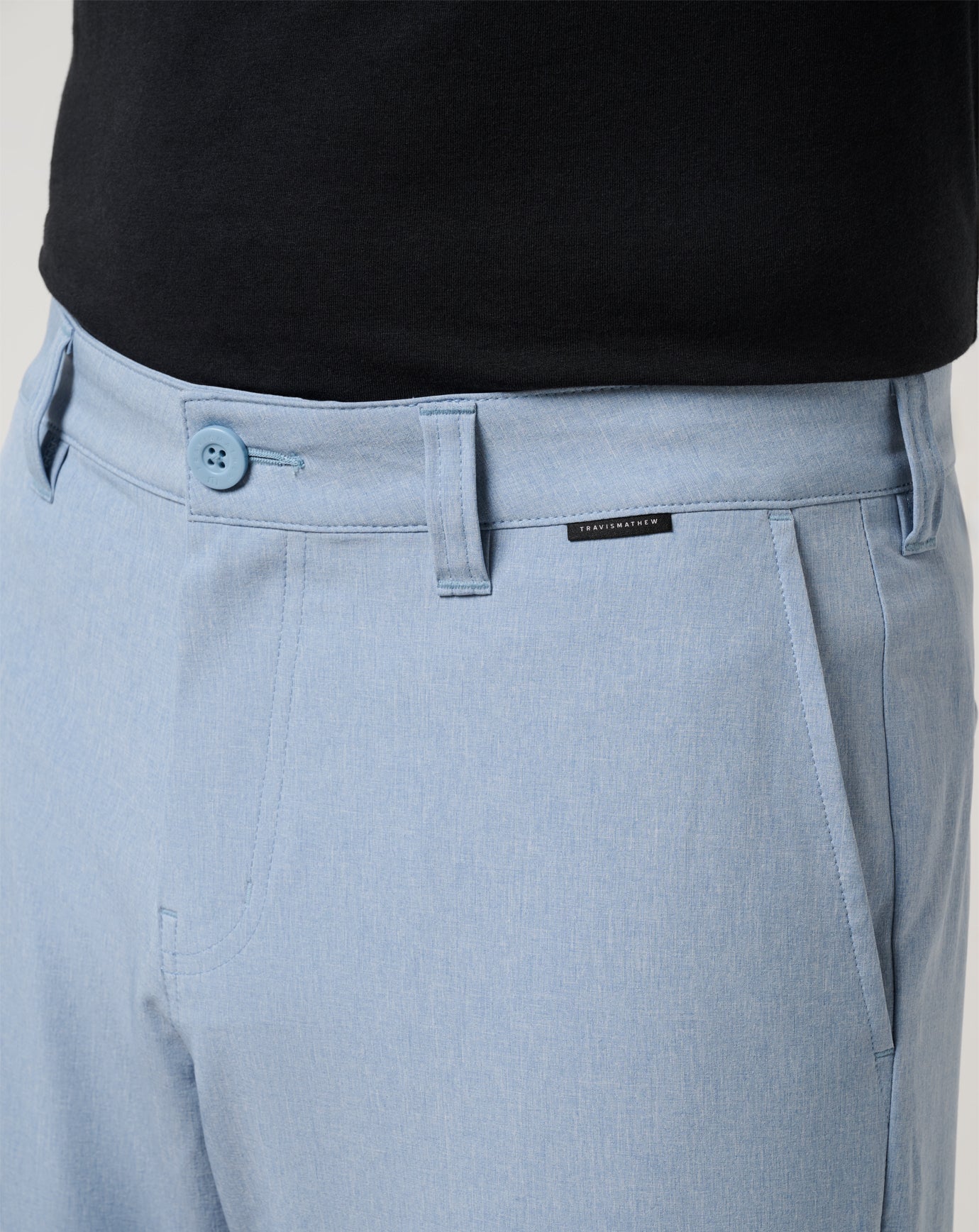 Heather Ash Blue Travis Mathew Beck 2.0 Short 10In