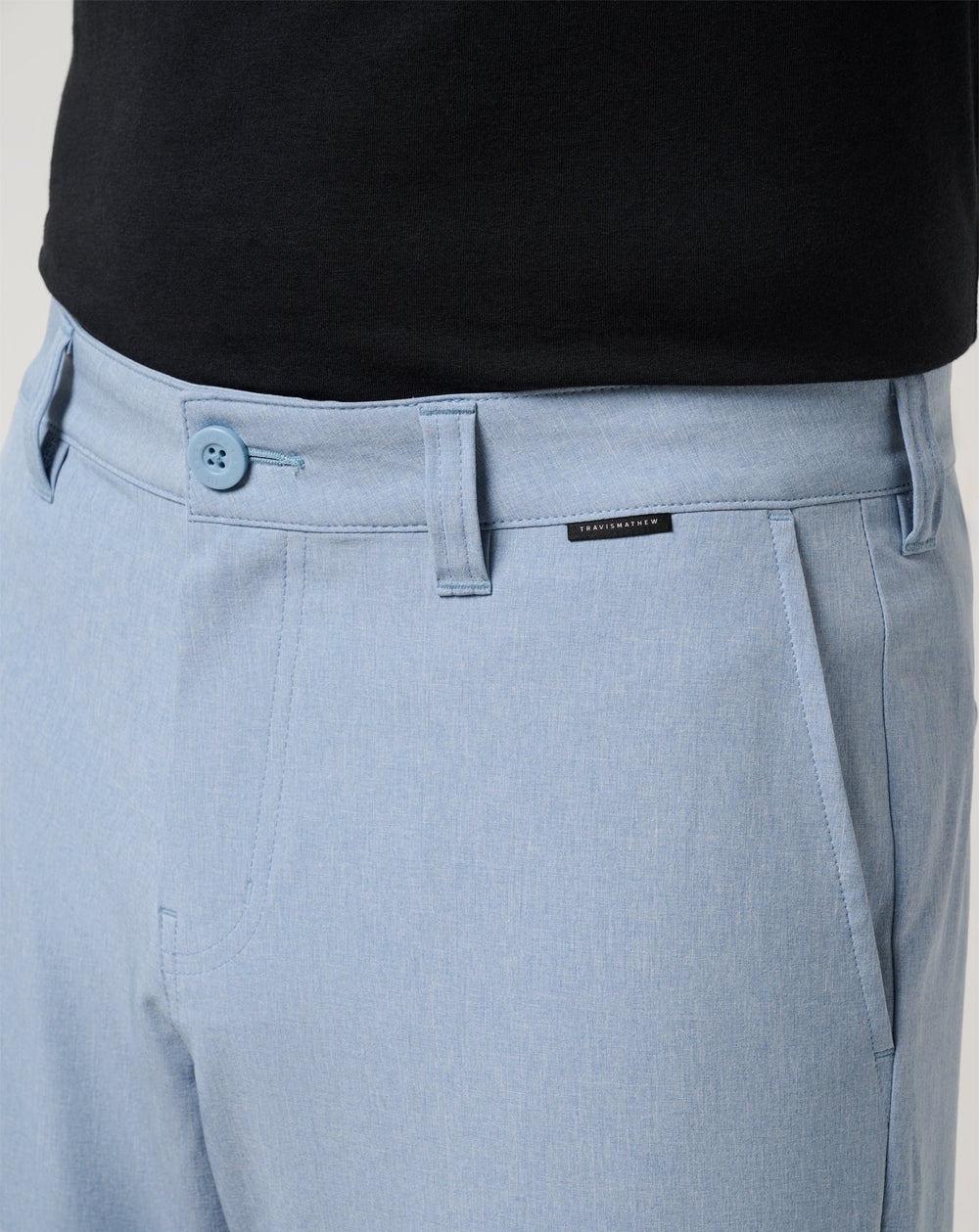 Heather Ash Blue Travis Mathew Beck 2.0 Short 10In