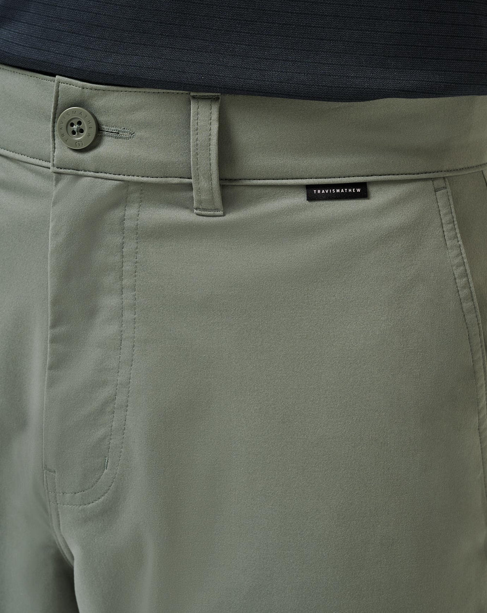 Dark Olive Travis Mathew Tech Knit Short 9In