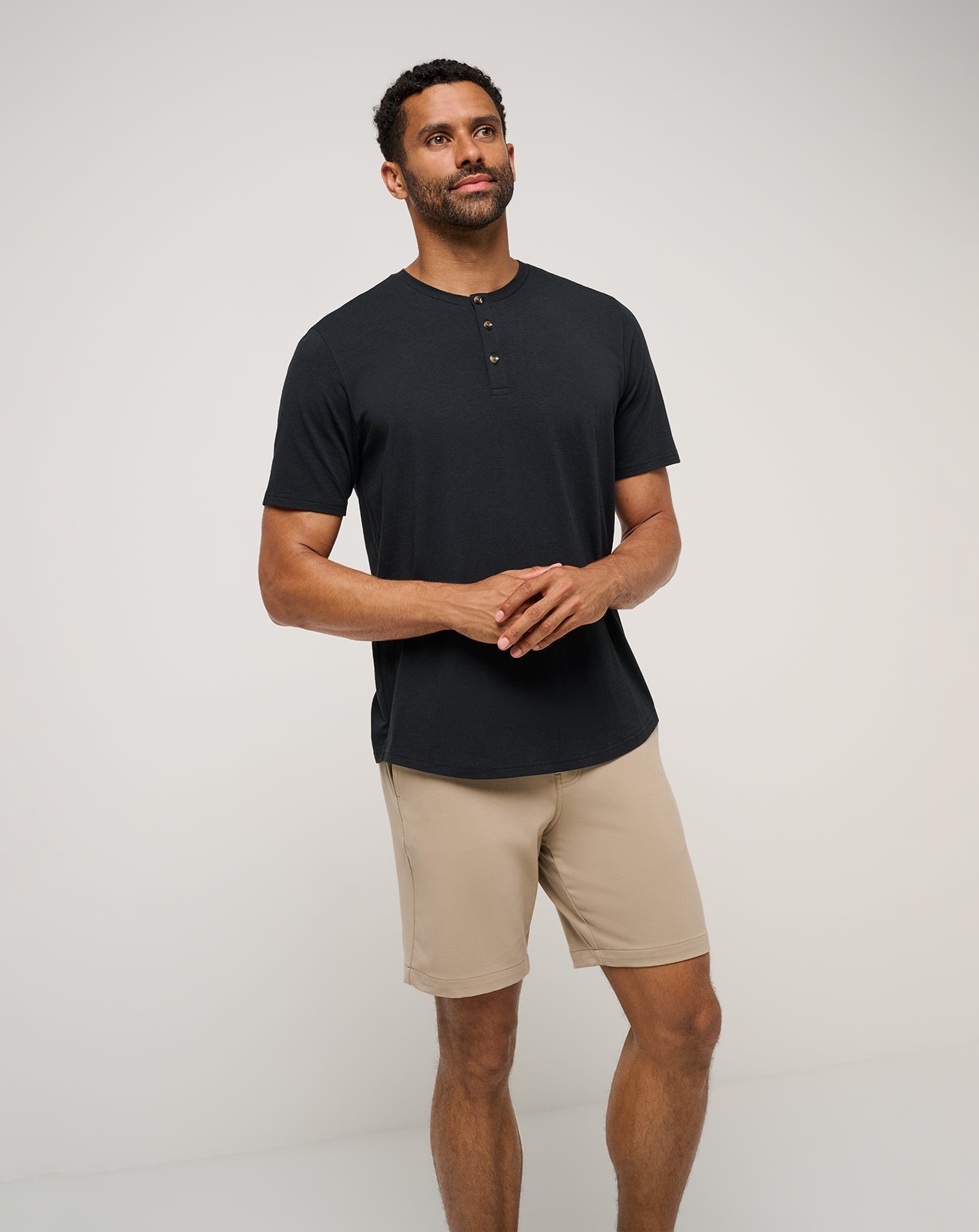 Weathered Teak Travis Mathew Stretchknit Short 8In