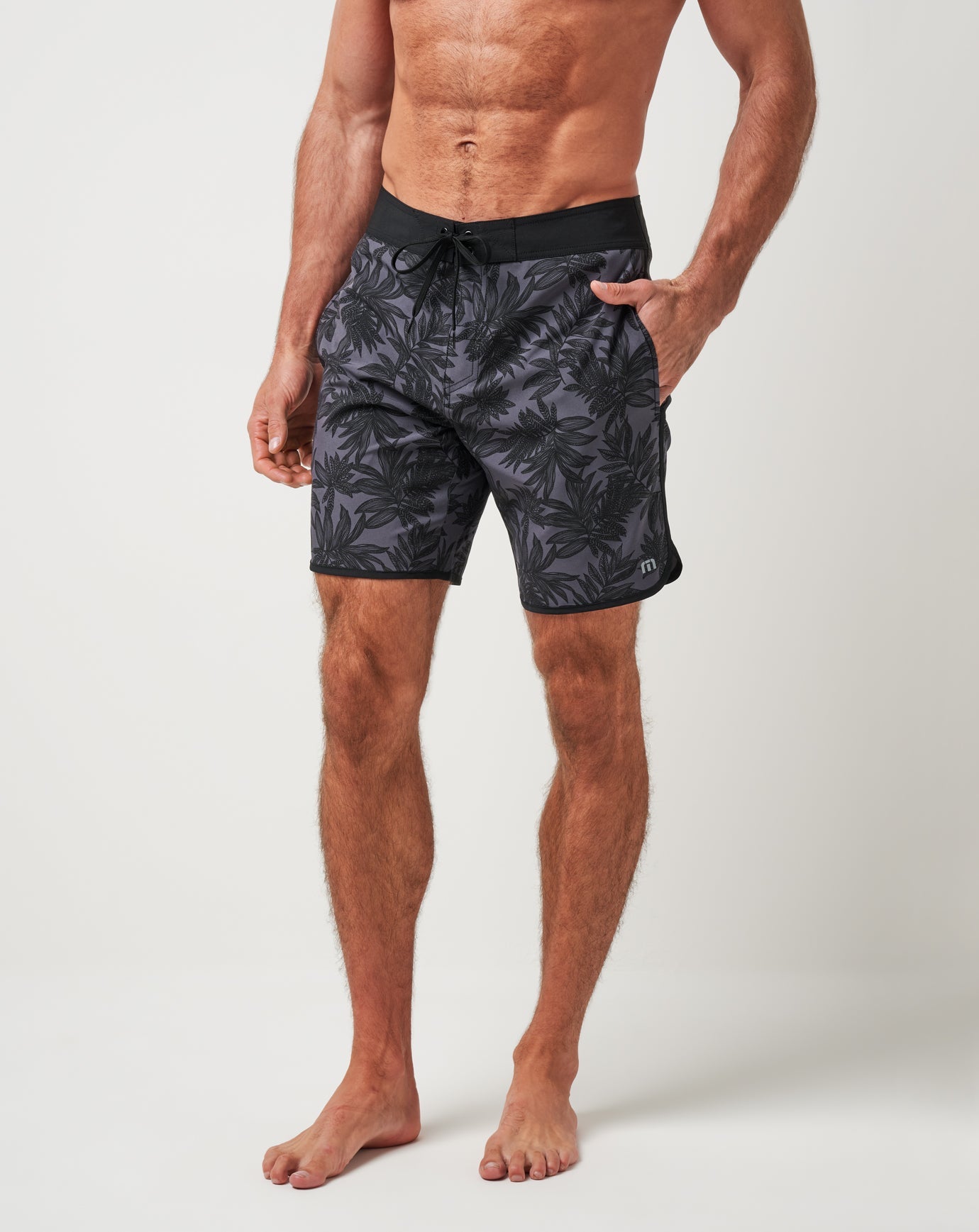 Black Travis Mathew No Wake Zone Boardshort