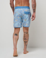 Heather Quiet Harbor Travis Mathew Lava Tunnels Boardshort
