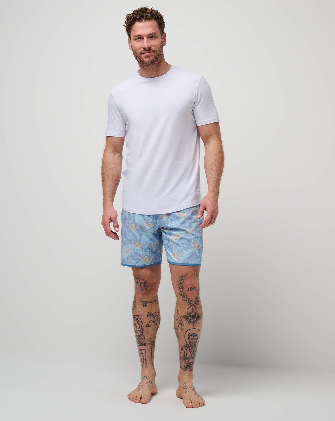 Heather Quiet Harbor Travis Mathew Lava Tunnels Boardshort