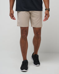 Oxford Tan Travis Mathew Private Pier Short 9In
