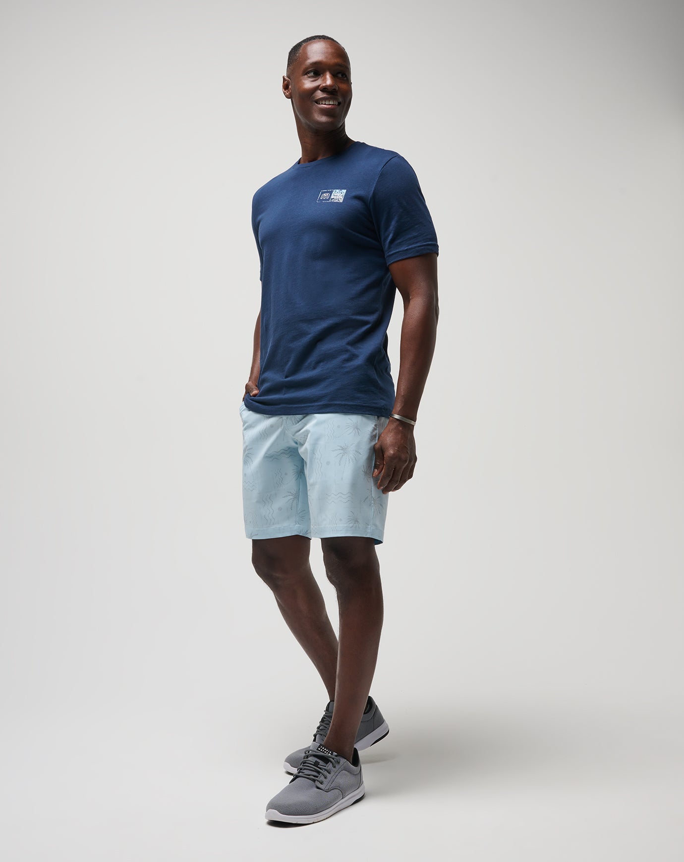 Dream Blue Travis Mathew River Surfing Short 9In