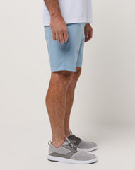 Ash Blue Travis Mathew Tech Knit Short 9In
