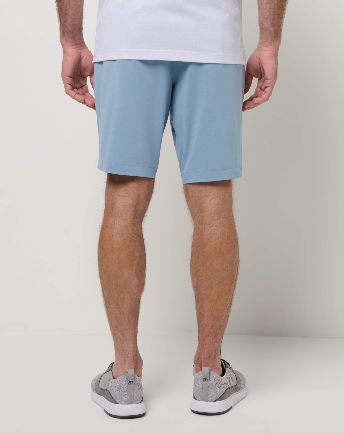 Ash Blue Travis Mathew Tech Knit Short 9In