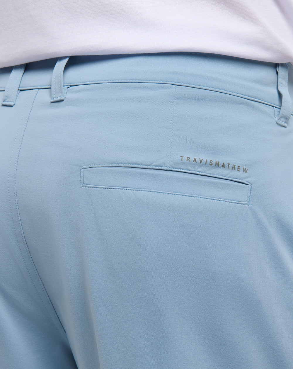 Ash Blue Travis Mathew Tech Knit Short 9In