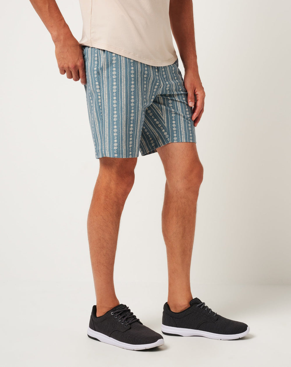 Captains Blue Travis Mathew Tech Chino Print Short 8In