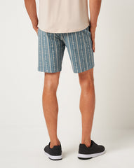 Captains Blue Travis Mathew Tech Chino Print Short 8In