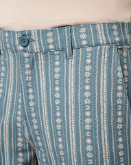 Captains Blue Travis Mathew Tech Chino Print Short 8In