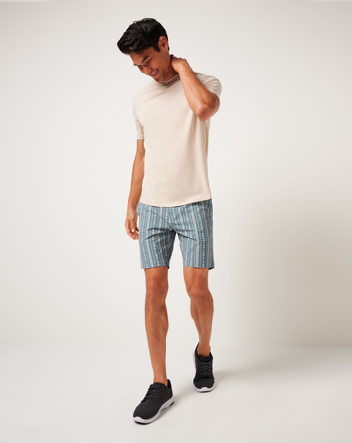 Captains Blue Travis Mathew Tech Chino Print Short 8In