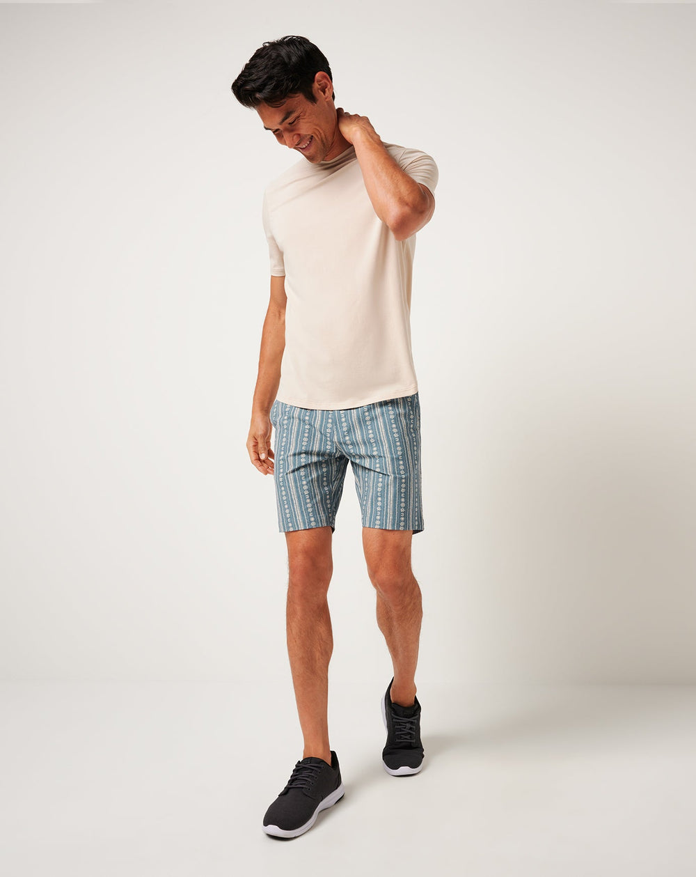 Captains Blue Travis Mathew Tech Chino Print Short 8In