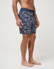Mood Indigo/Vintage Indigo Travis Mathew Flourish Boardshort