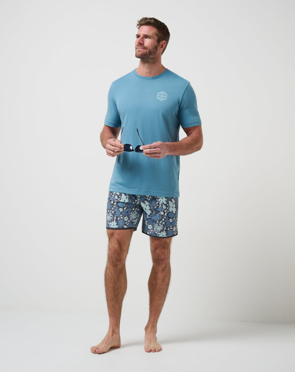Heather Grey Travis Mathew Canoe Cruise Boardshort