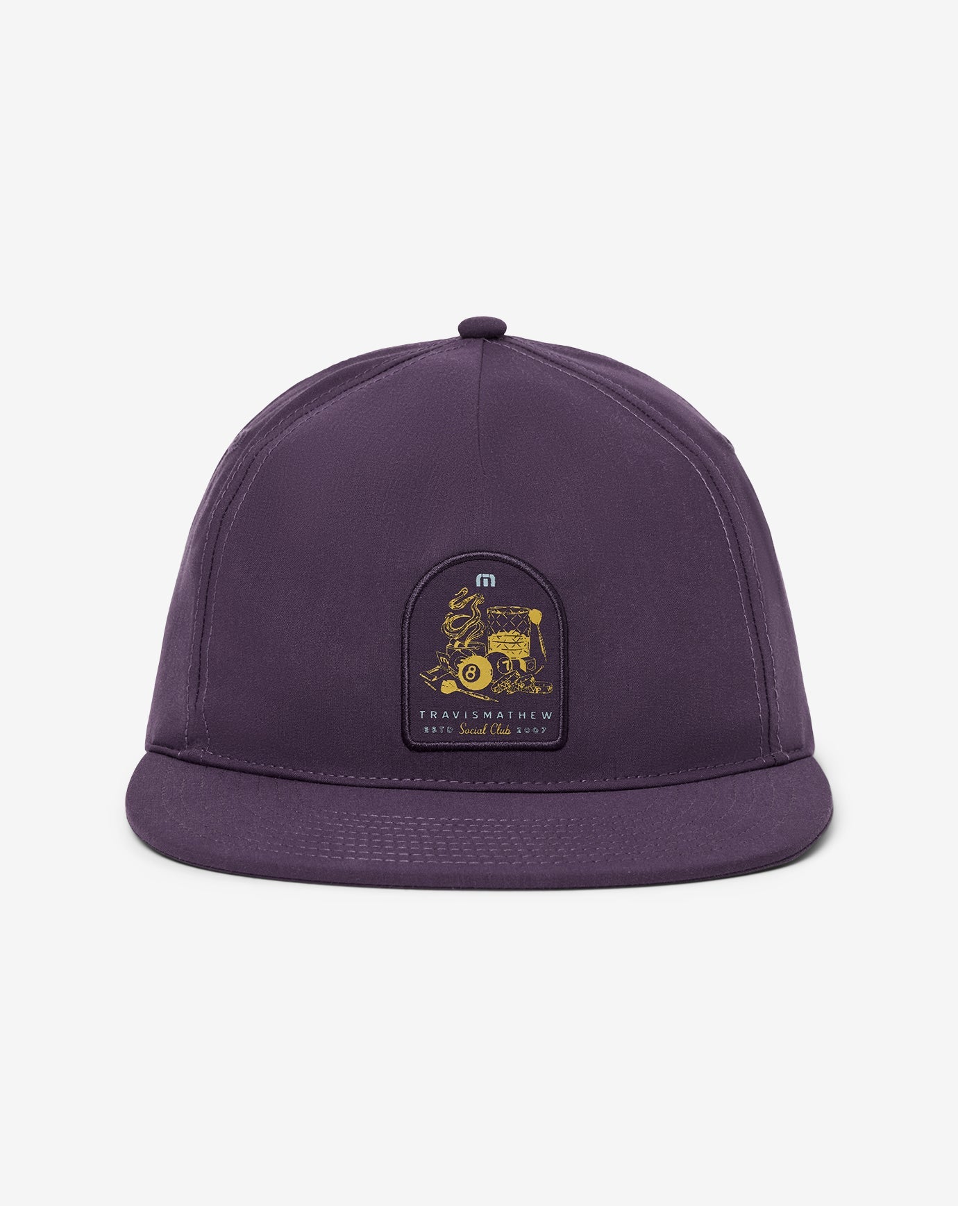 Purple Velvet Travis Mathew Social Hour Snapback Hat