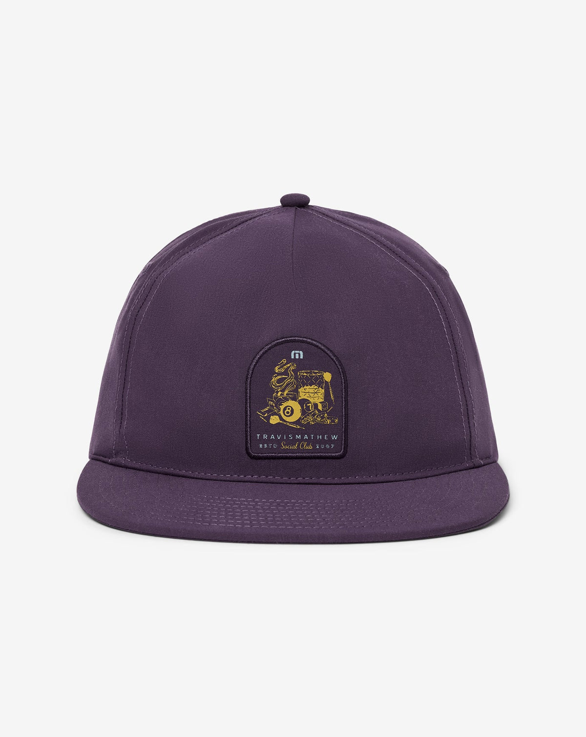 Purple Velvet Travis Mathew Social Hour Snapback Hat