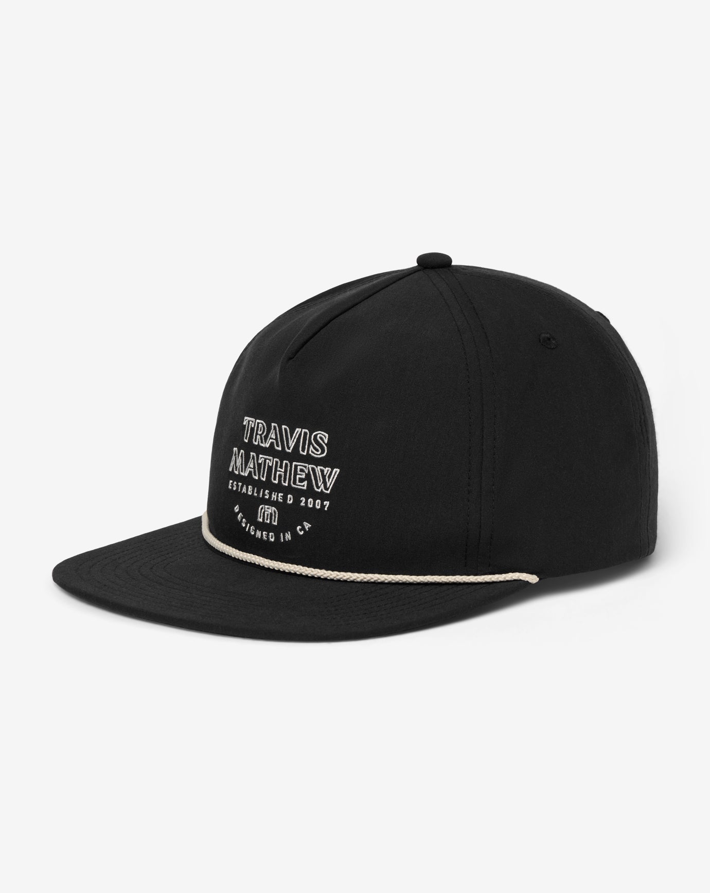 Black Travis Mathew Salted Shore Snapback Hat