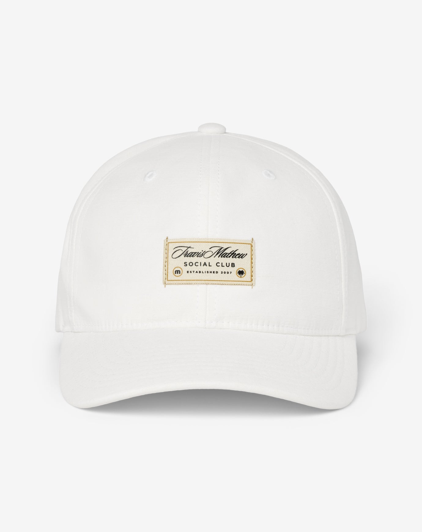 White Travis Mathew TM Social Club Snapback Hat