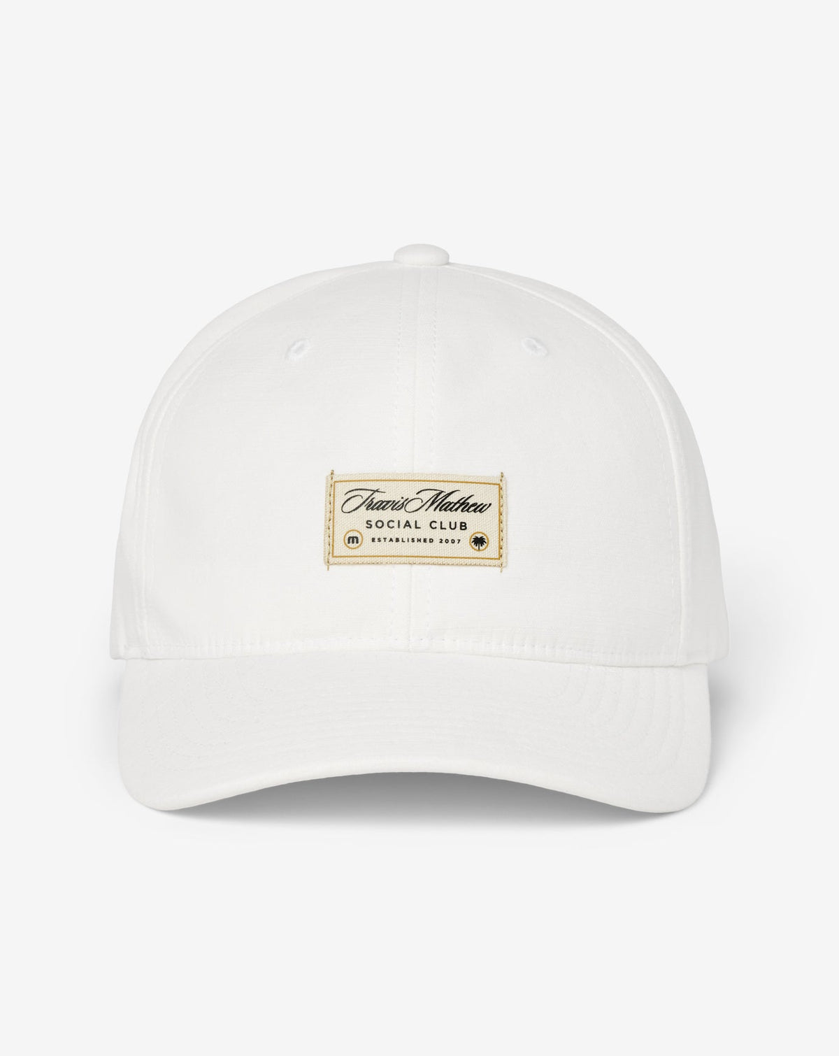 White Travis Mathew TM Social Club Snapback Hat