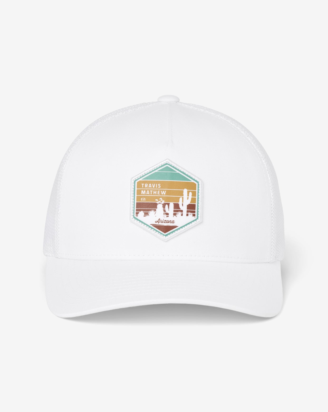 White Travis Mathew High Desert Horizon Snapback Hat