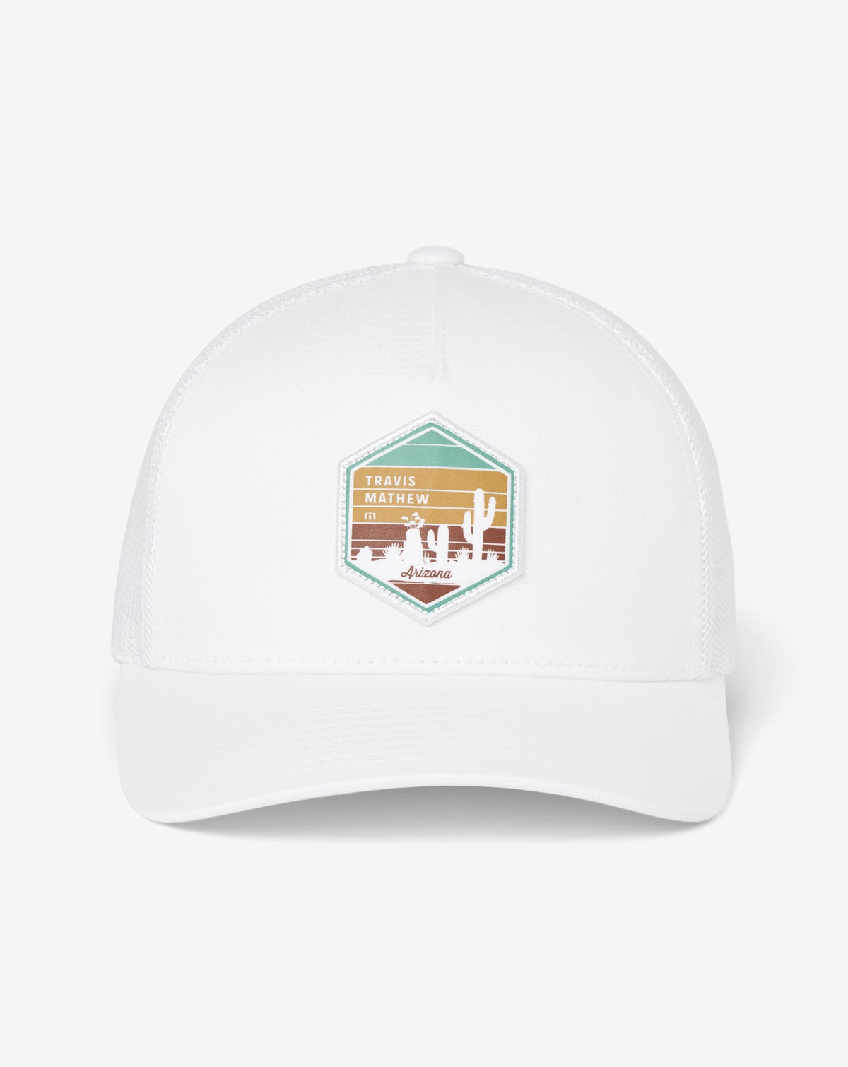 White Travis Mathew High Desert Horizon Snapback Hat