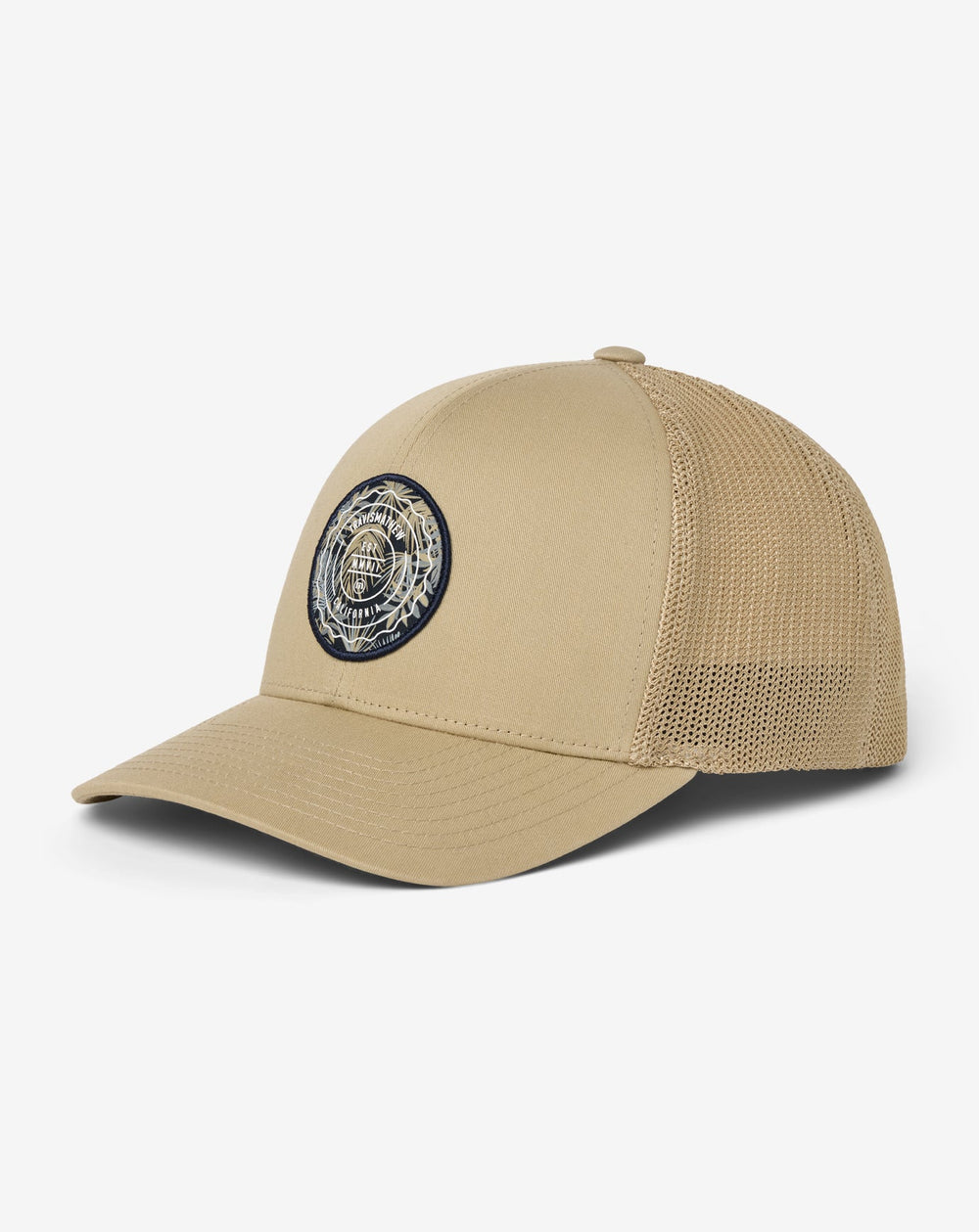 Weathered Teak Travis Mathew The Patch Floral Snapback Hat
