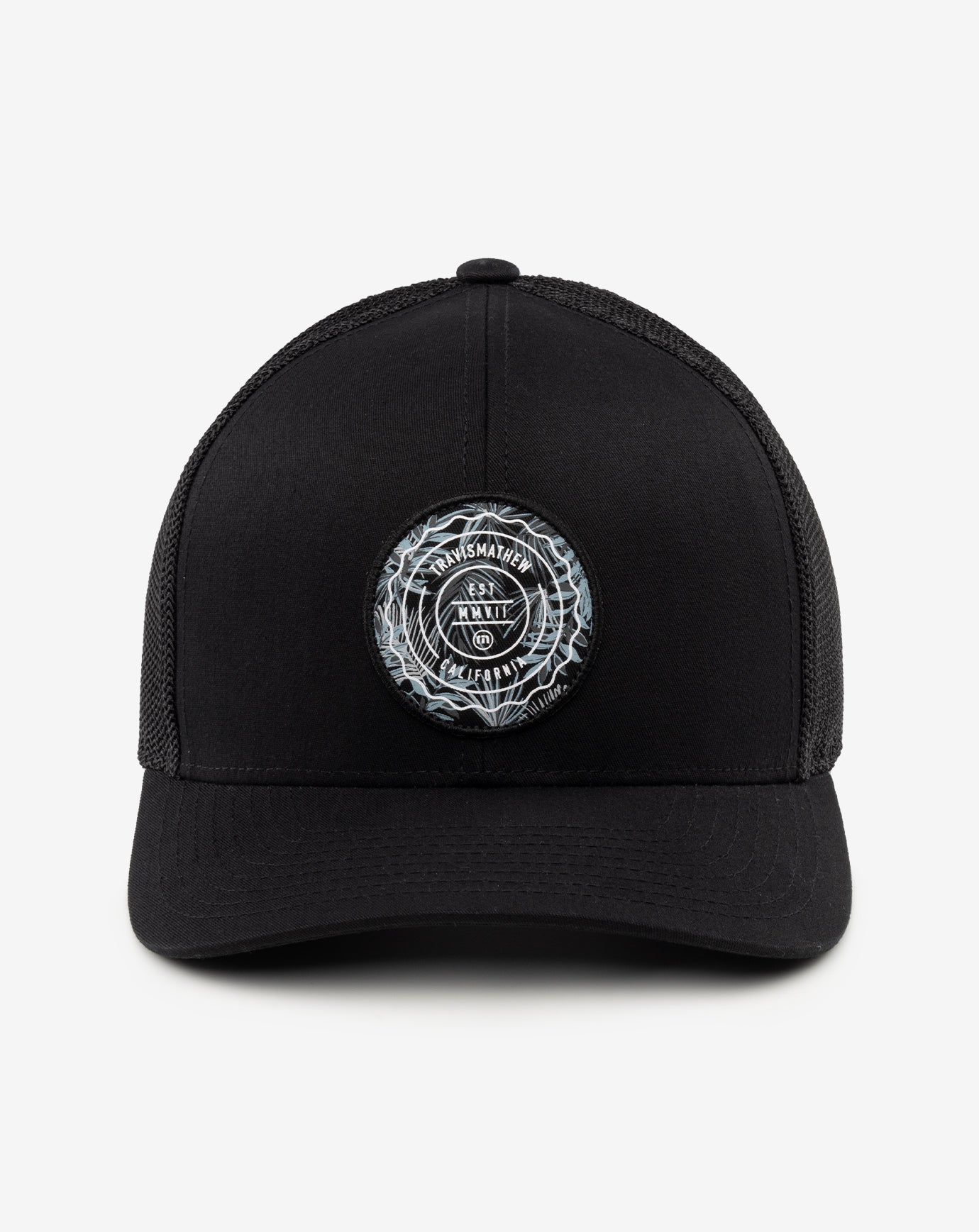 Black Travis Mathew The Patch Floral Snapback Hat