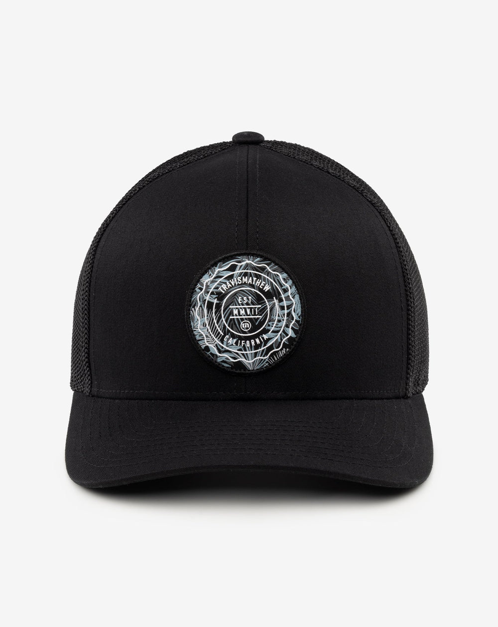 Black Travis Mathew The Patch Floral Snapback Hat