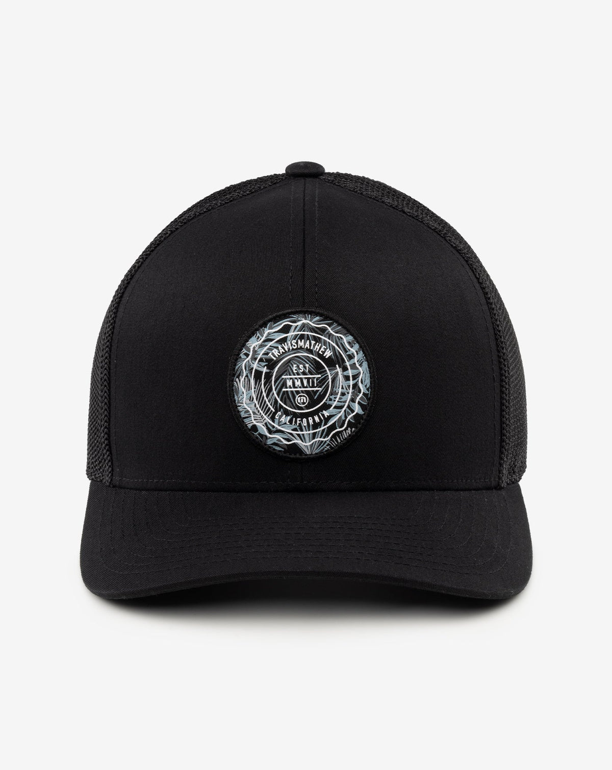 Black Travis Mathew The Patch Floral Snapback Hat