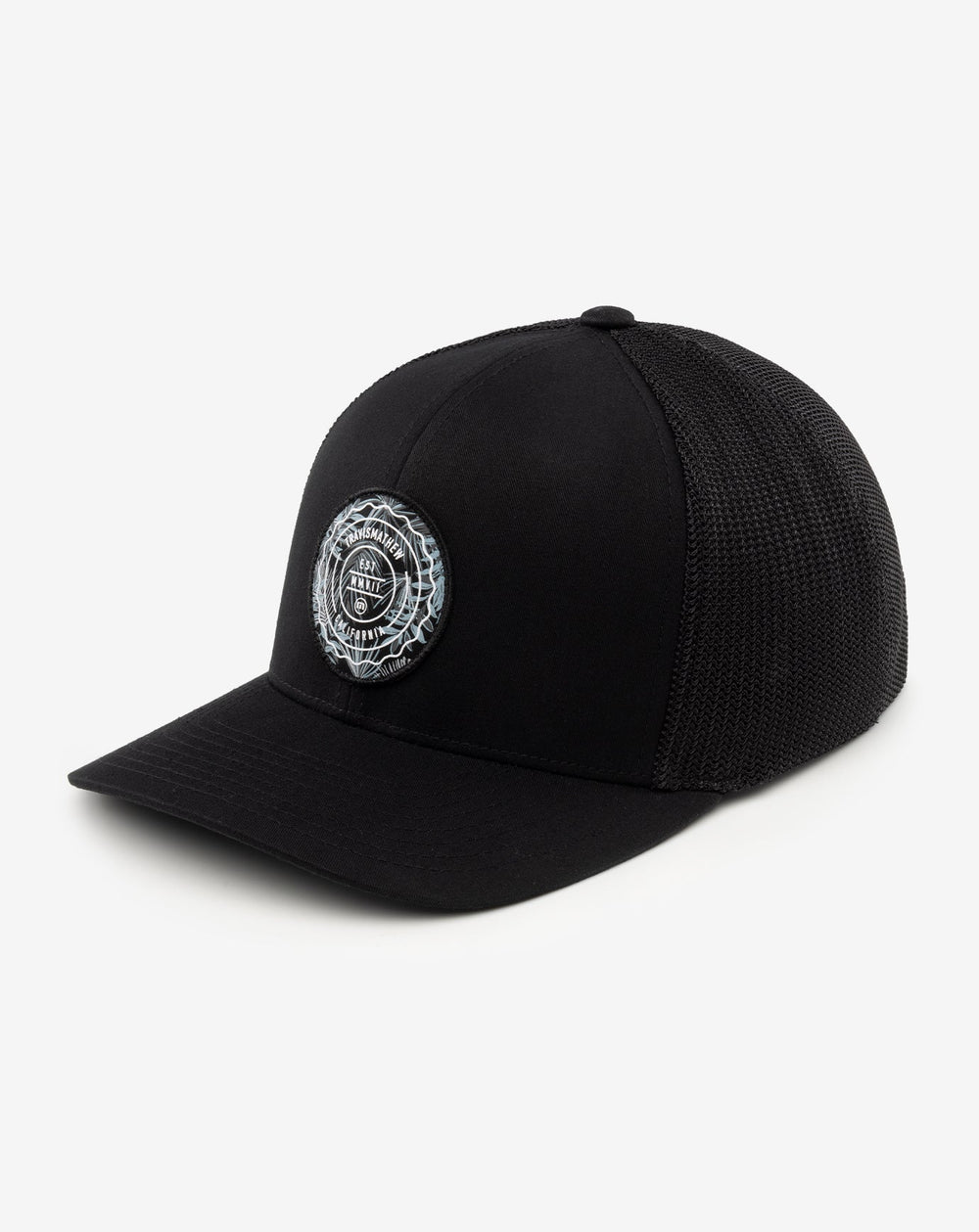 Black Travis Mathew The Patch Floral Snapback Hat