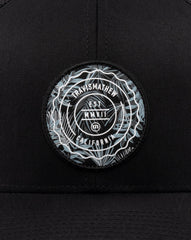 Black Travis Mathew The Patch Floral Snapback Hat