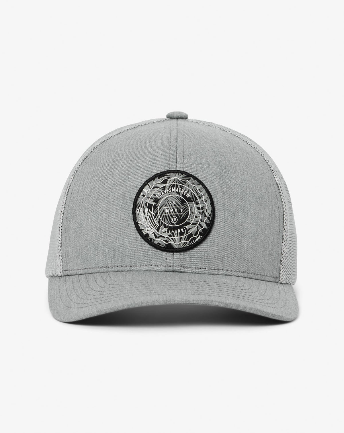 Heather Grey Travis Mathew The Patch Floral Snapback Hat