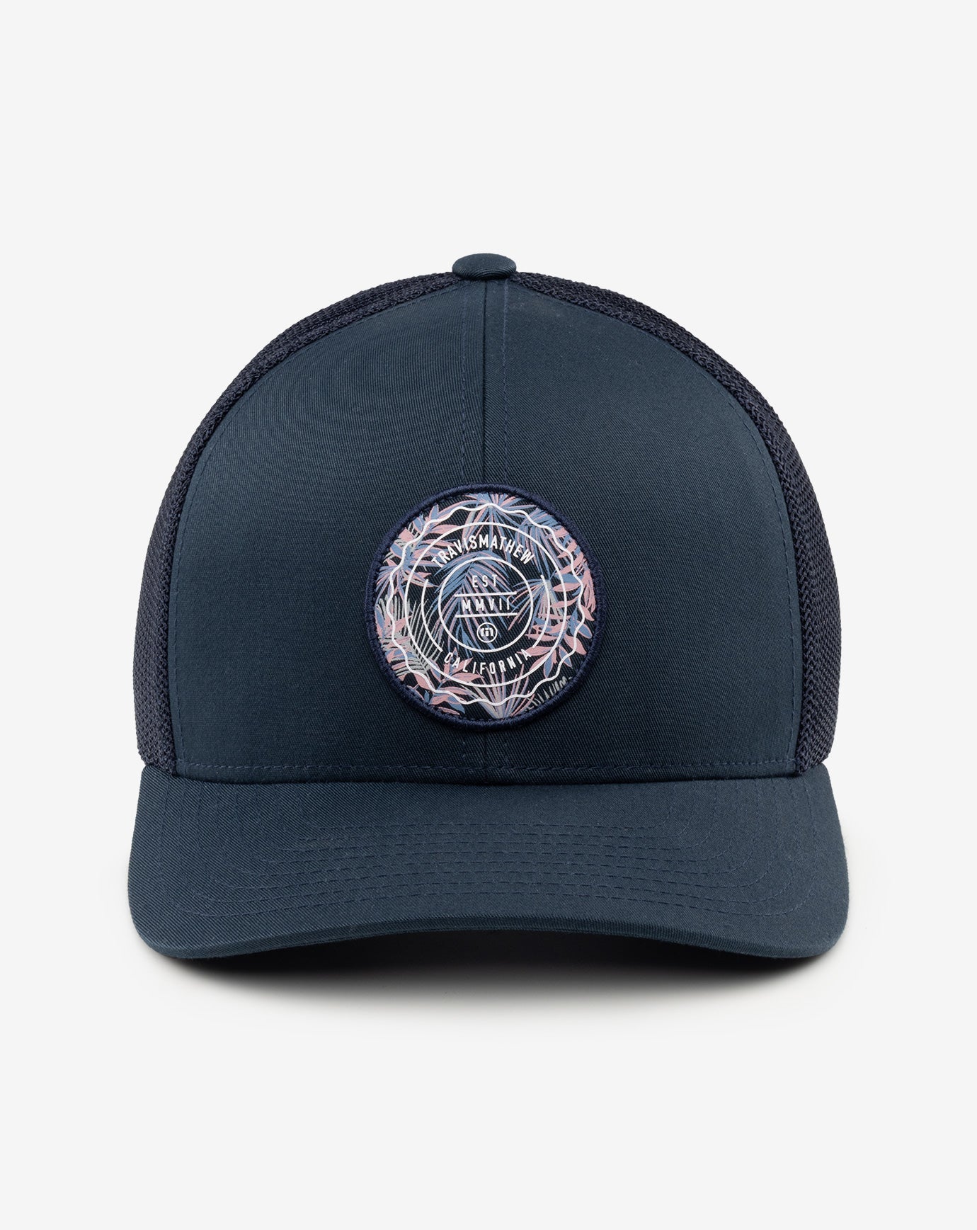 Blue Nights Travis Mathew The Patch Floral Snapback Hat