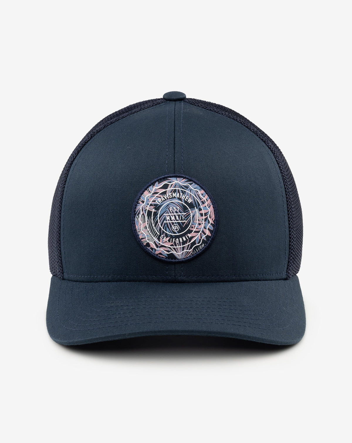 Blue Nights Travis Mathew The Patch Floral Snapback Hat
