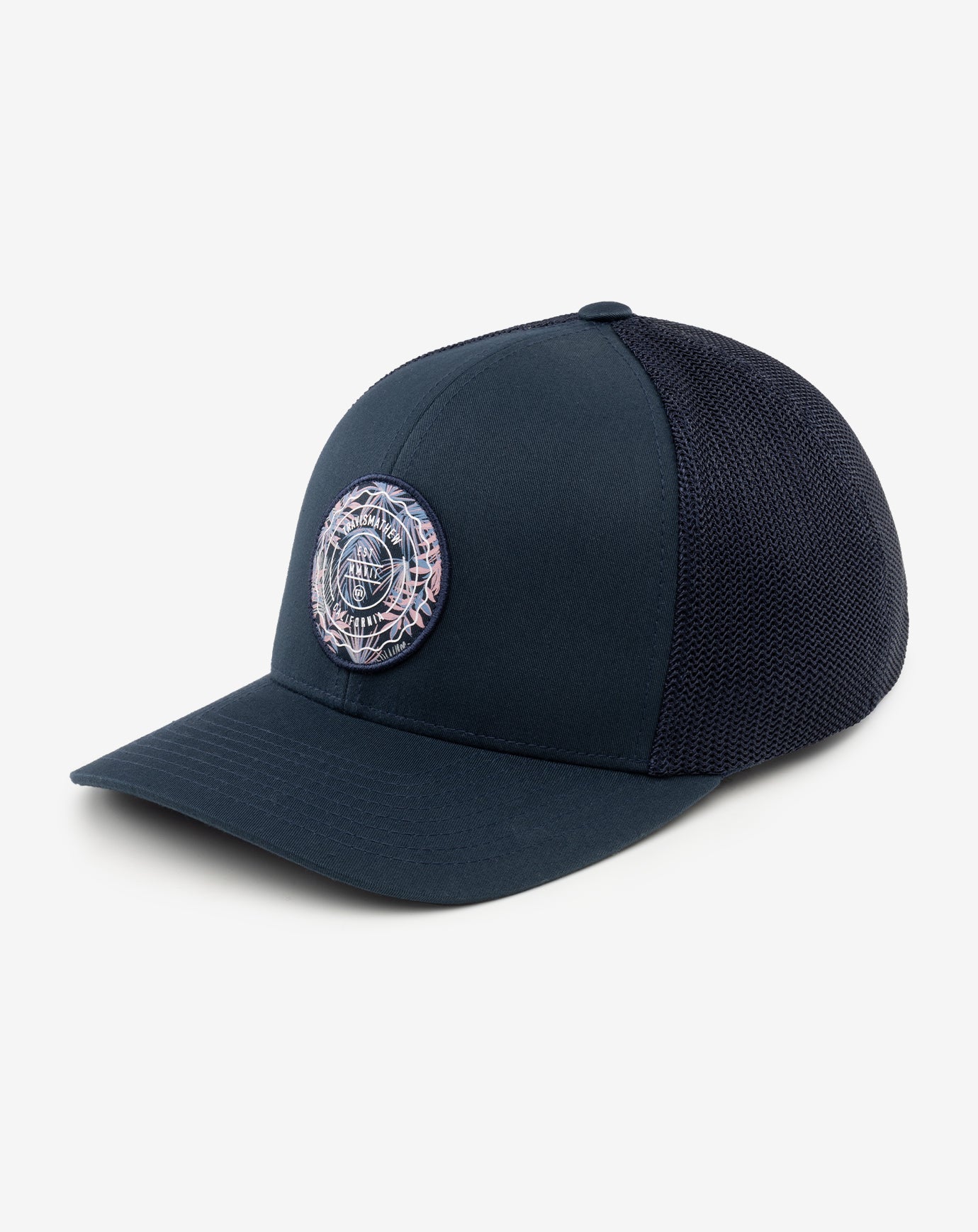 Blue Nights Travis Mathew The Patch Floral Snapback Hat