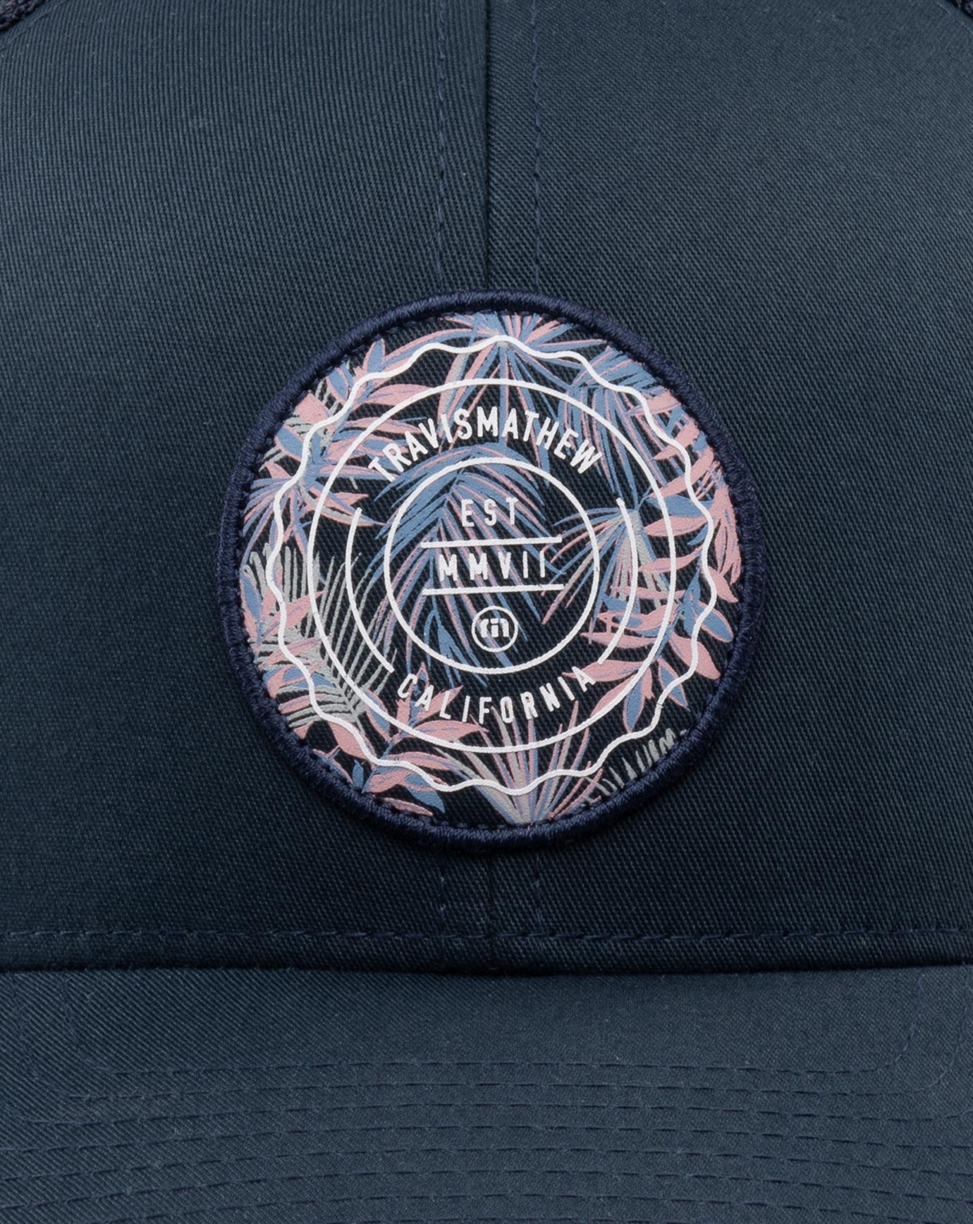 Blue Nights Travis Mathew The Patch Floral Snapback Hat
