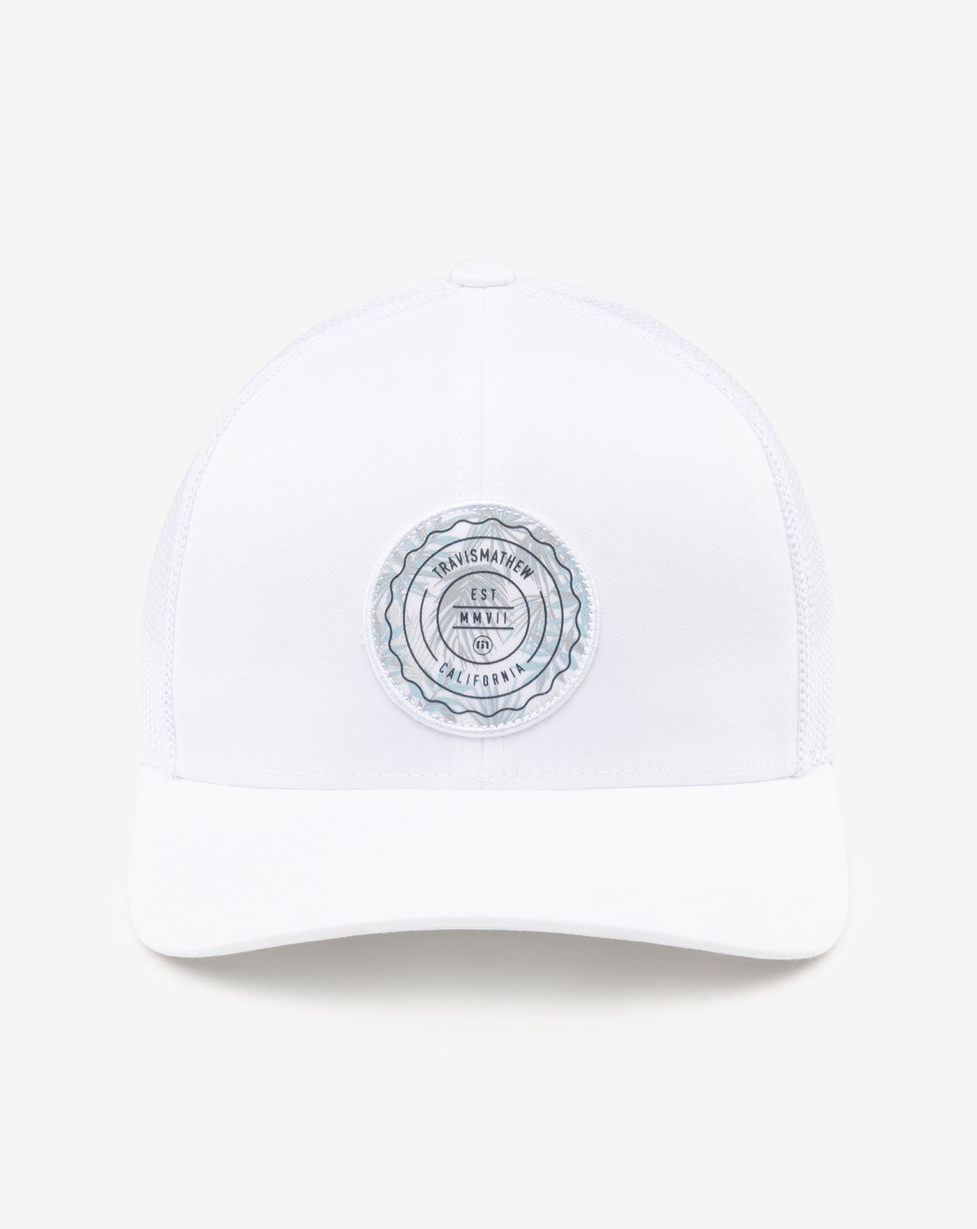 White Travis Mathew The Patch Floral Snapback Hat