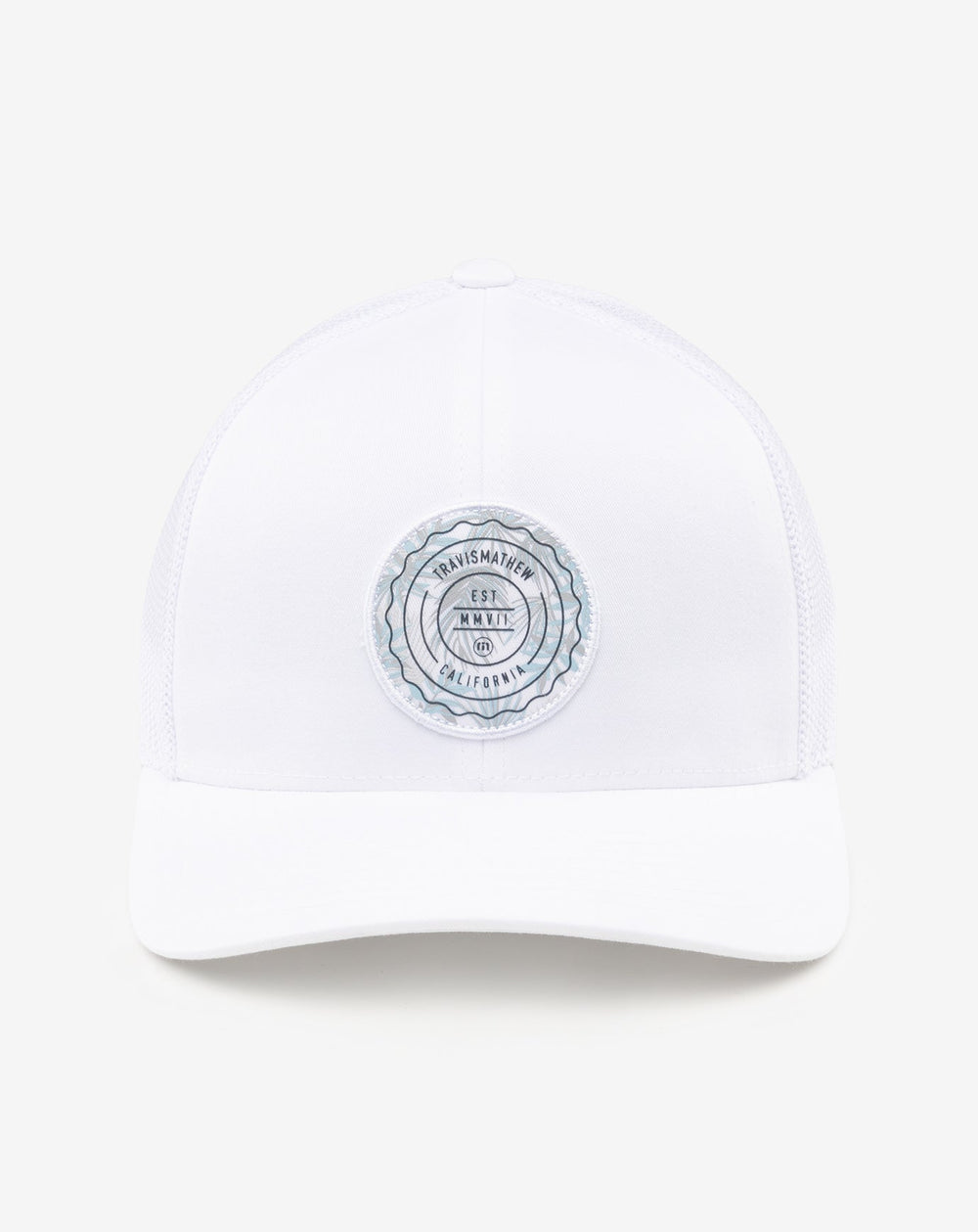 White Travis Mathew The Patch Floral Snapback Hat