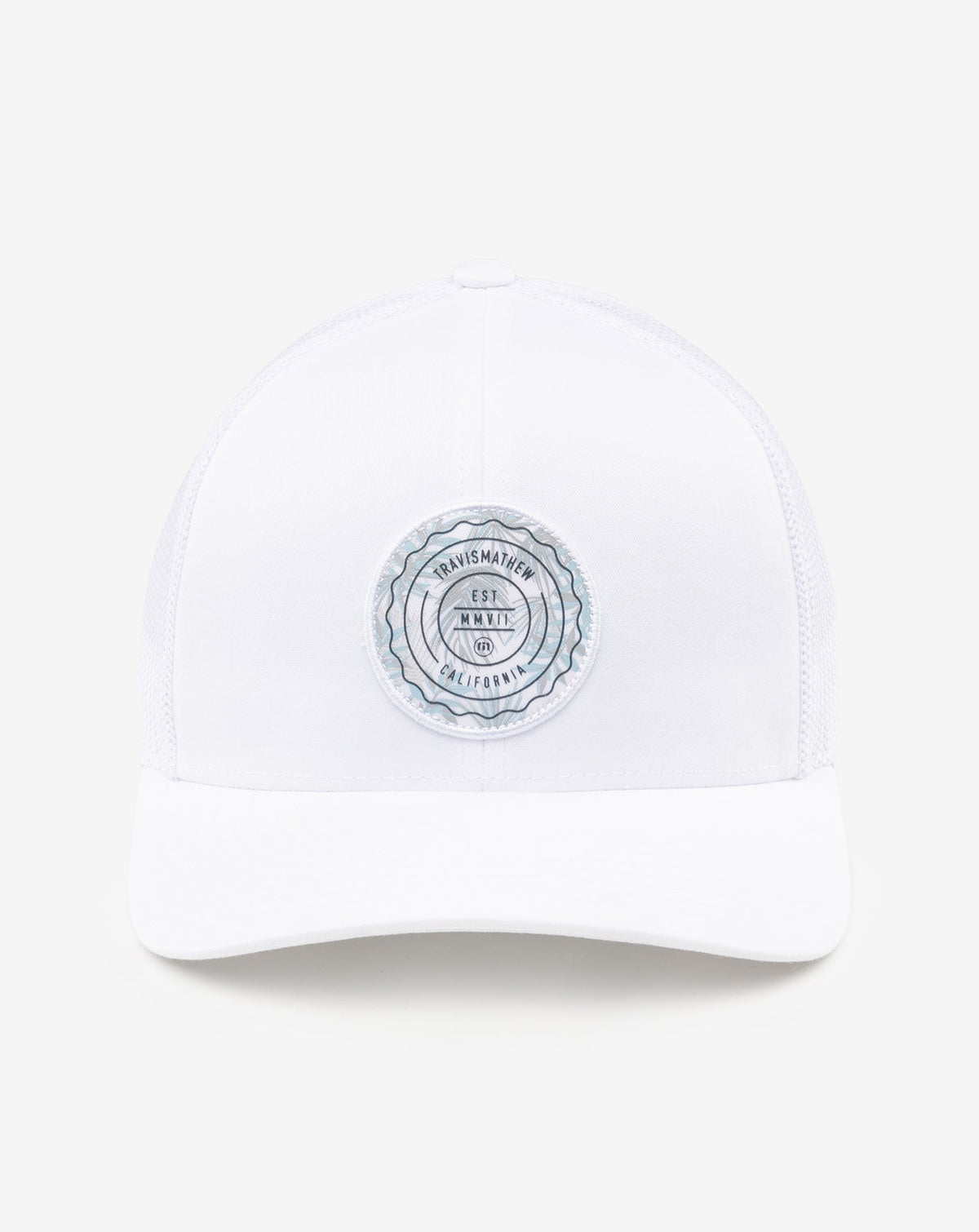 White Travis Mathew The Patch Floral Snapback Hat