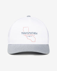 White Travis Mathew Almost Weather Snapback Hat